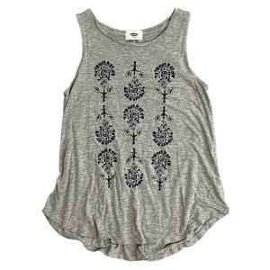 Old Navy gray sea shell tank top